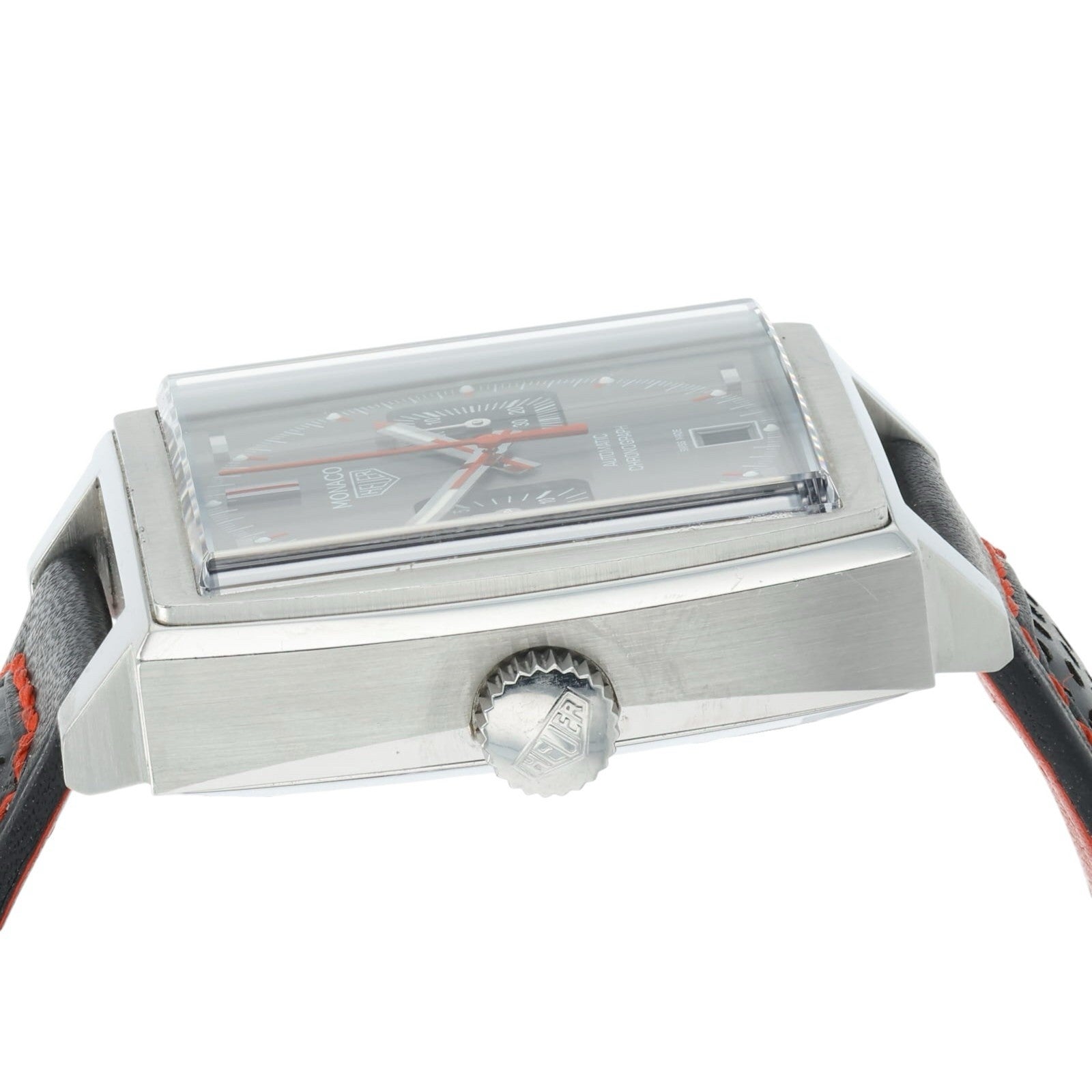 Tag Heuer Monaco Stainless Steel Grey Dial 39mm Automatic Mens Watch CAW211B