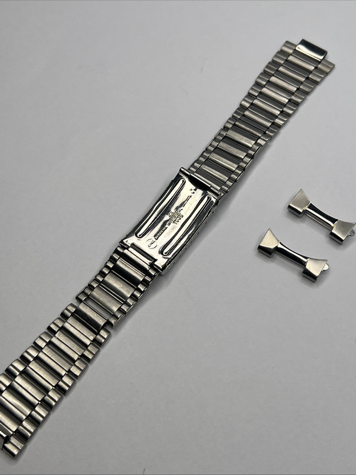 1960's Omega Speedmaster 1039 Steel Stretch Bracelet w/ 20mm 516 End Links -READ