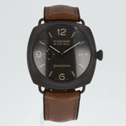 Panerai Radiomir Black Seal Composite Brown Dial 45mm Automatic Mens PAM00505