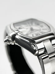 Cartier Roadster 2510 Automatic Silver Roman Dial Watch Large Size 37mm Watch