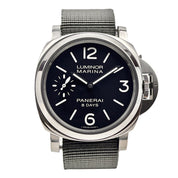 Panerai Luminor 8 Day Black Dial Stainless Steel Hand Wound 44MM PAM00510 Watch