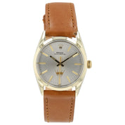 Rolex OP Hallmark Silver Dial Gold & Steel 34mm Automatic Men’s Watch 1024