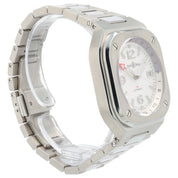 Bell & Ross BR05 Stainless Steel White Dial 41mm Automatic Men’s Watch BR05GMT