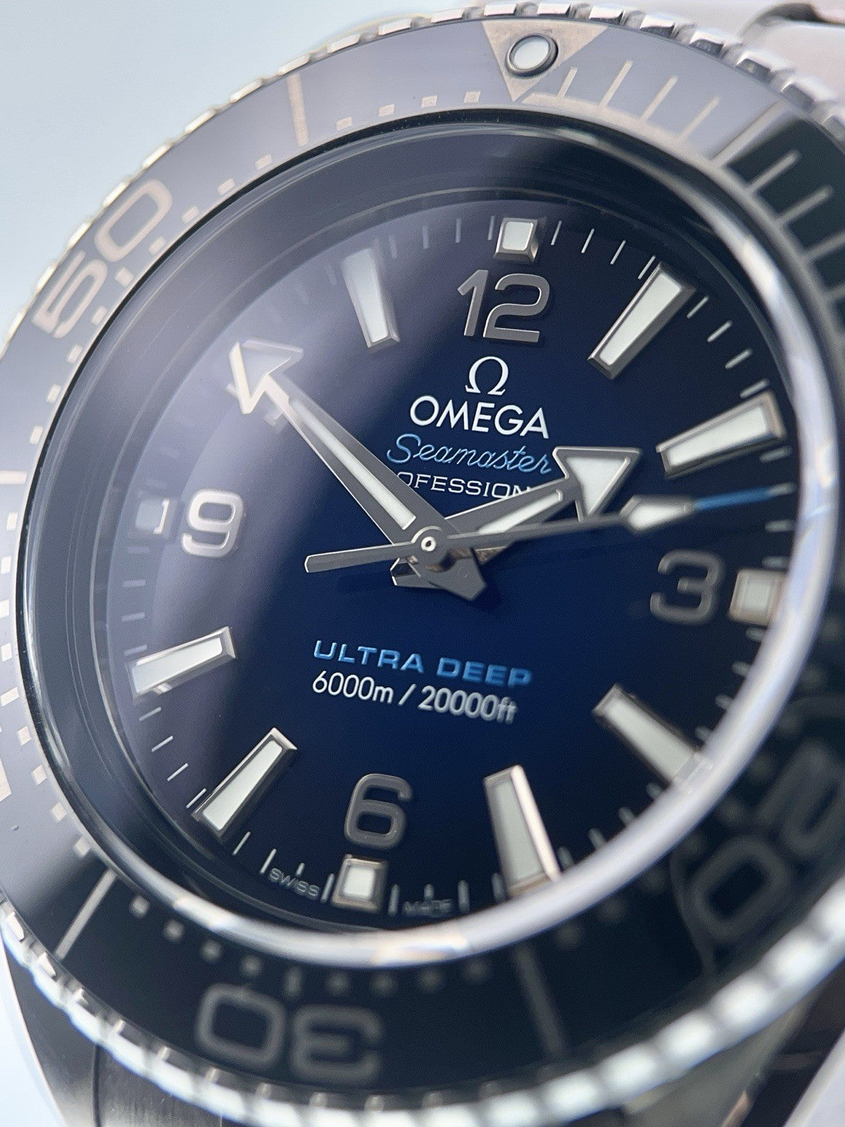 Omega Seamaster Ultra Deep Steel Blue Dial 46mm Automatic 215.30.46.21.03.001