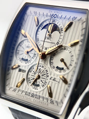 IWC DaVinci Perpetual Calendar Steel Silver Dial 43mm Automatic Mens IW376207