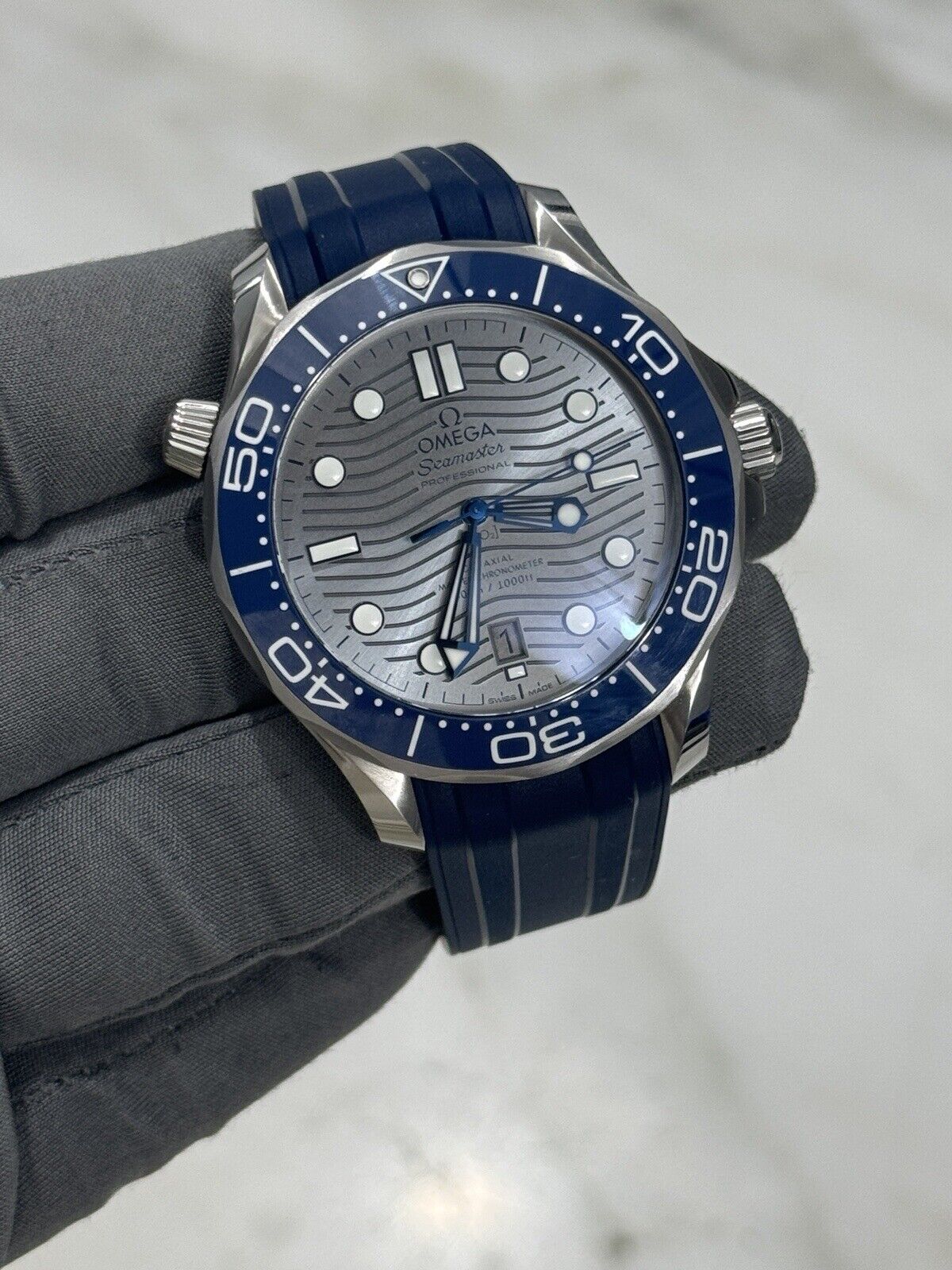 Omega Seamaster Ceramic Diver 300m Automatic Silver Dial 210.32.42.20.06.001