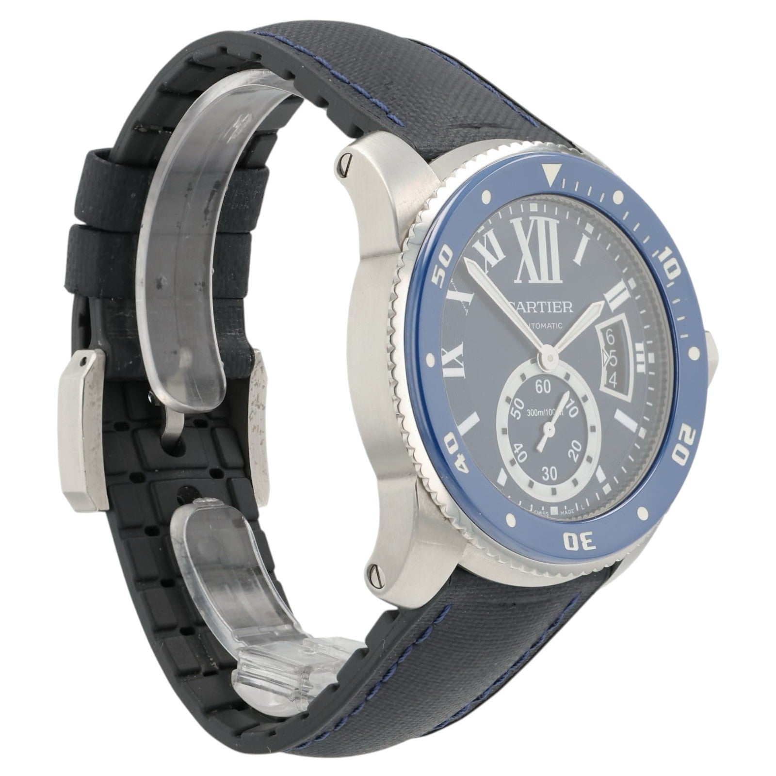 Cartier Calibre Driver Blue Dial Stainless Steel 42mm Automatic Men’s WSCA0010