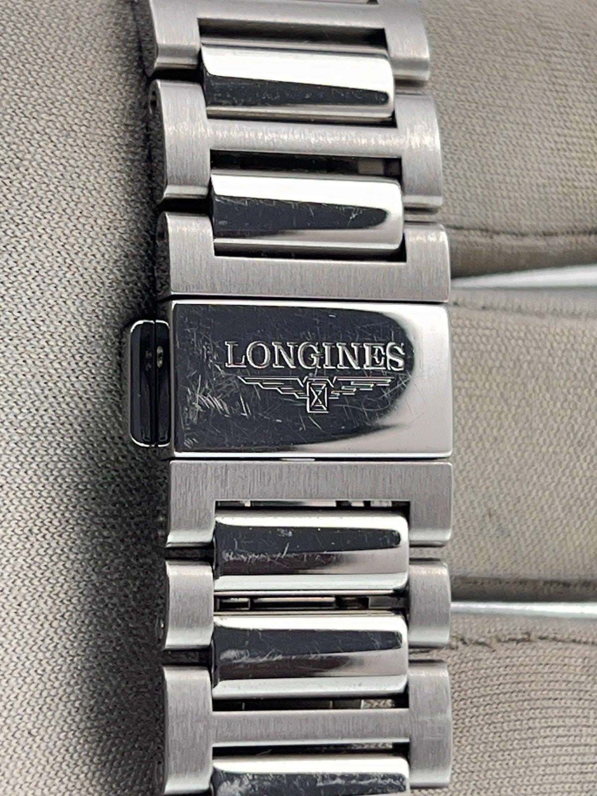 Longines Stainless Steel Silver Dial 38mm Automatic Mens Watch L37204726