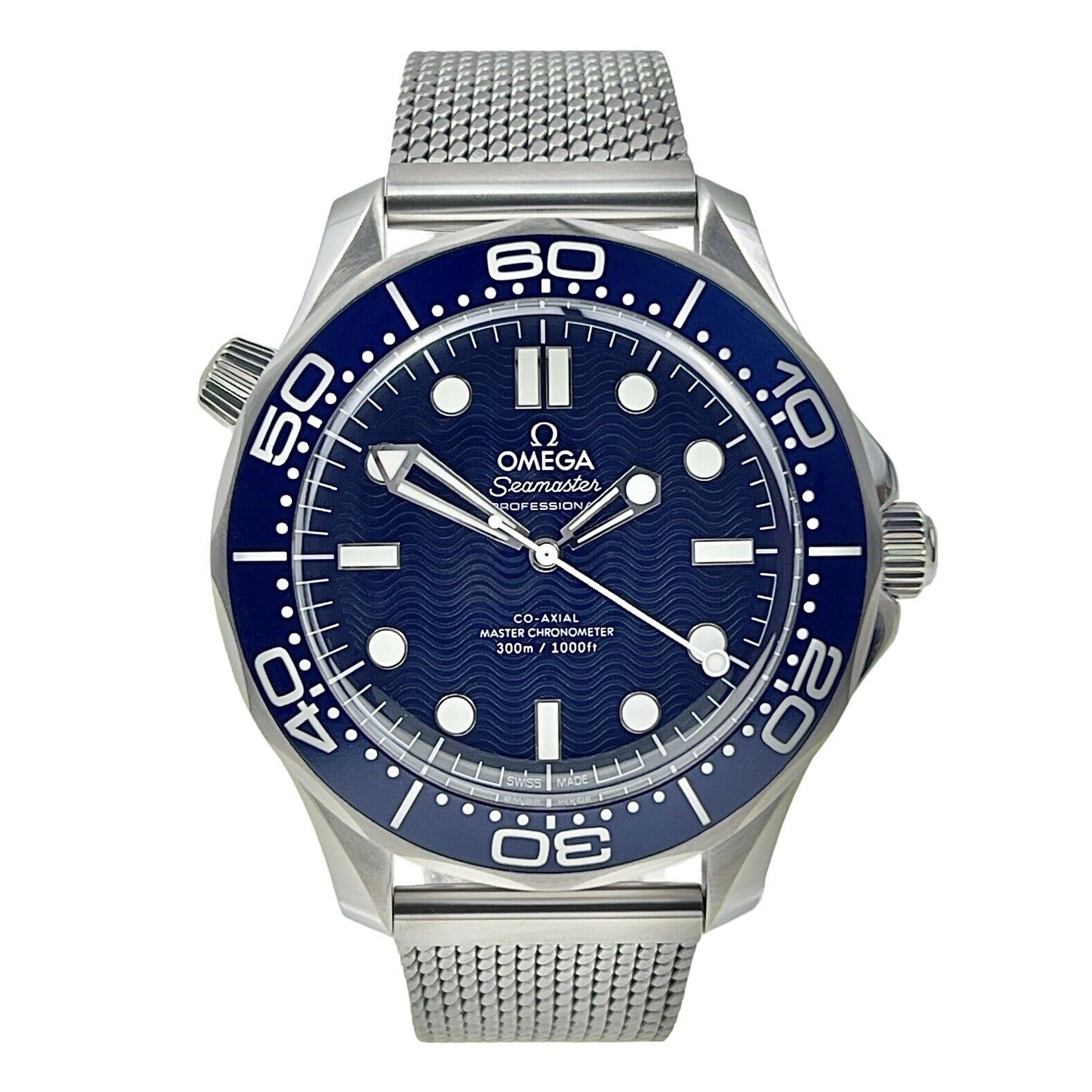 NEW 2024 Omega Seamaster 60th James Bond Steel 42mm Watch 210.30.42.20.03.002