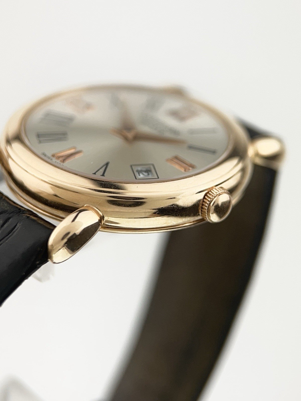 Anderson Geneve Maya 18k Yellow Gold Silver Dial 25mm Automatic Women's Watch