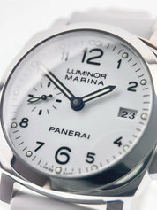 Panerai Luminor Marina 1950 Stainless Steel White Dial 42mm Auto Mens PAM00523