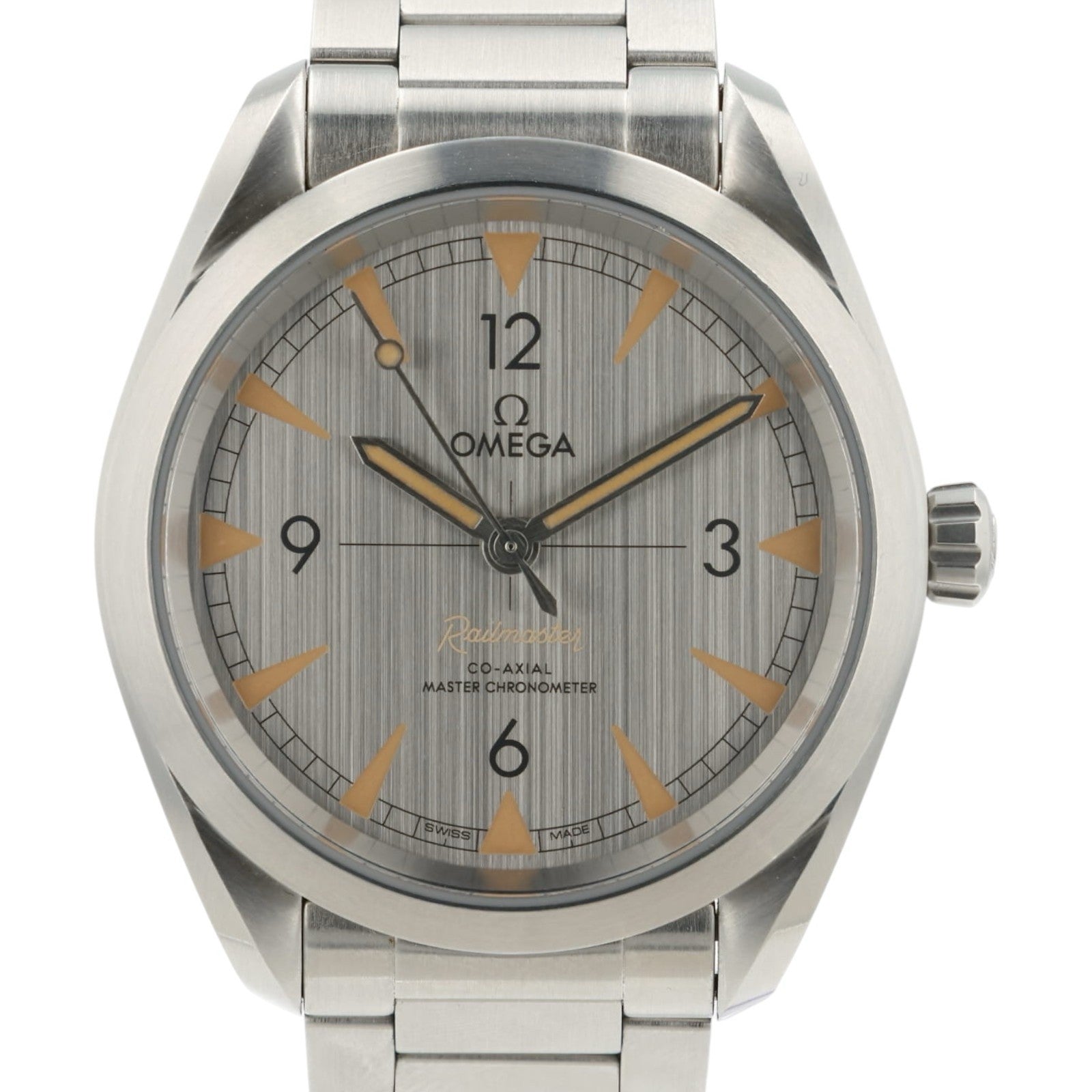 Omega Seamaster Railmaster Gray Dial Steel 40mm Automatic 220.10.40.20.06.001