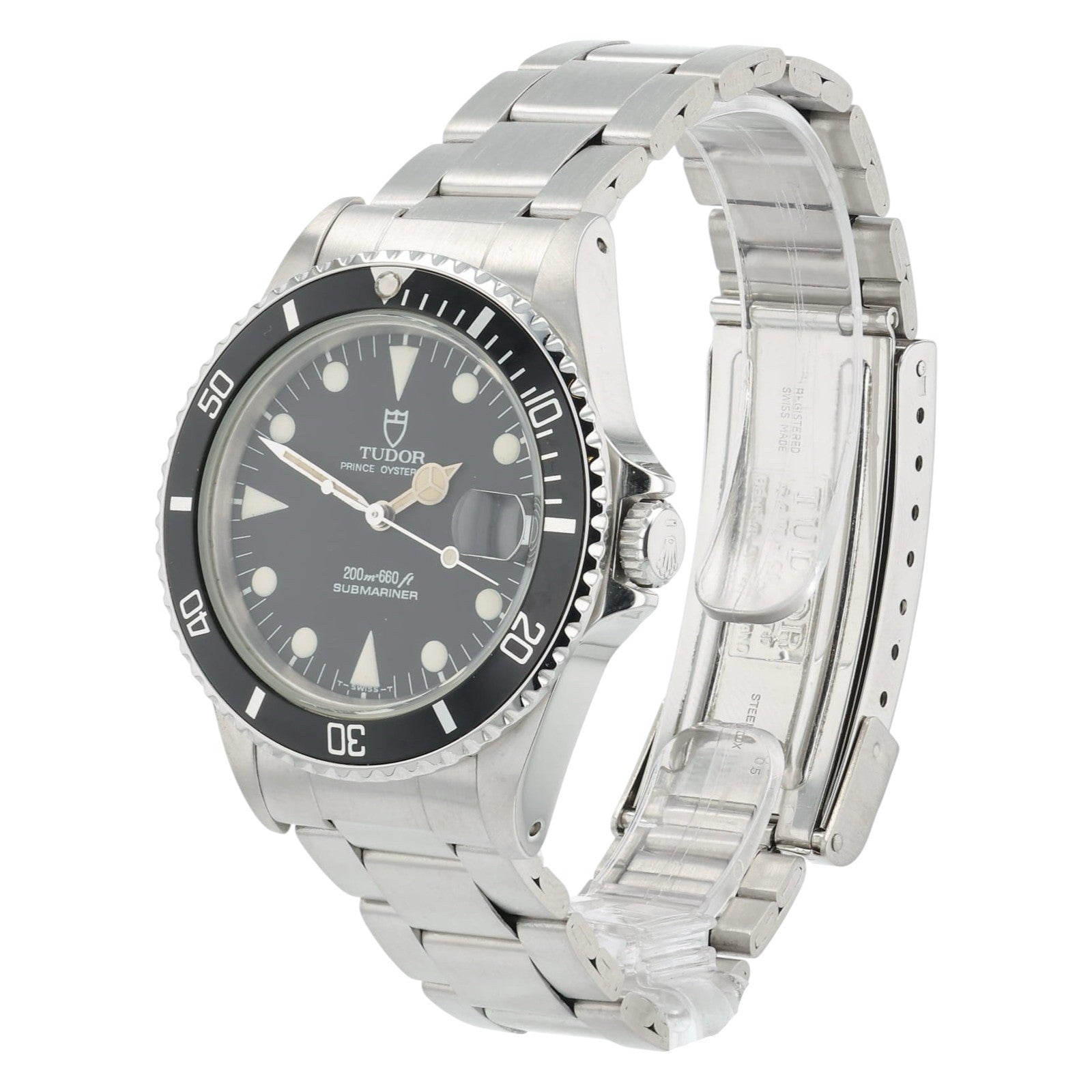 Tudor Submariner Prince Black Dial Stainless Steel 36mm Automatic Men’s 75090
