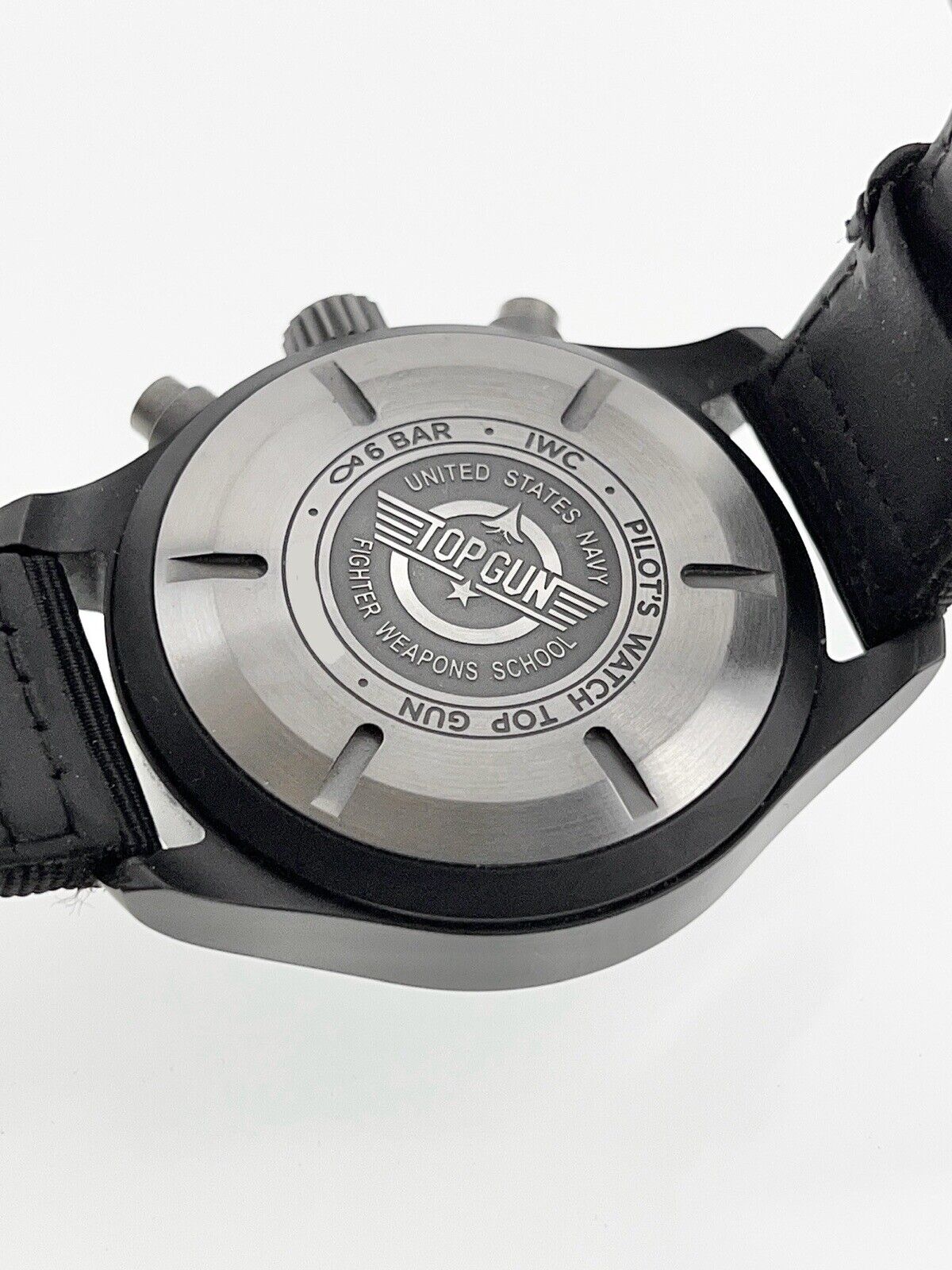 IWC Pilot Chronograph Ceramic Black 44.5mm Automatic Men’s Watch IW389101