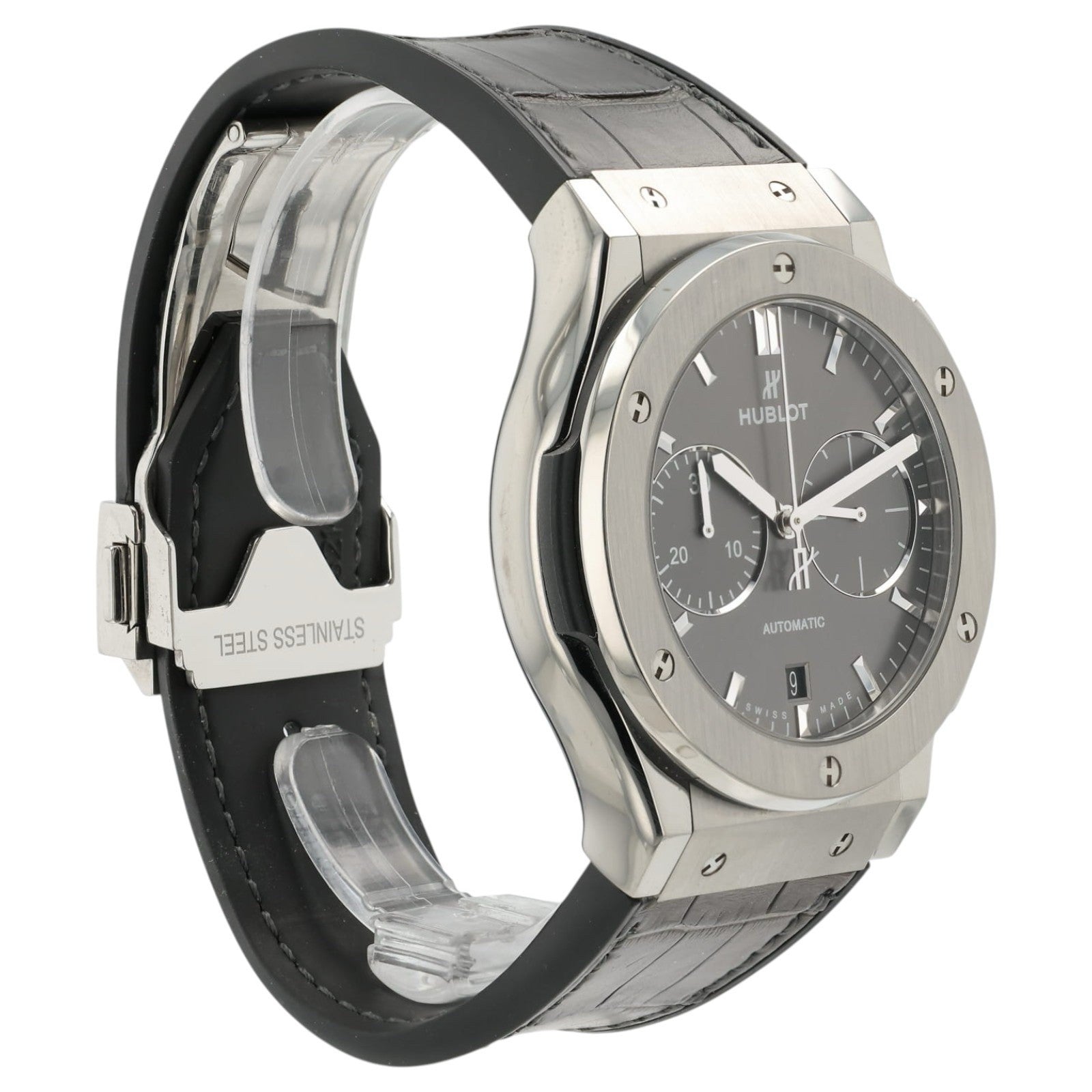 Hublot Classic Fusion Gray Dial Titanium 45mm Automatic Men’s 521.NX.7071.LR