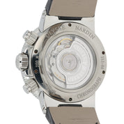 Ulysse Nardin Maxi Marine Ivory Dial Stainless Steel 41mm Automatic Mens 353-66