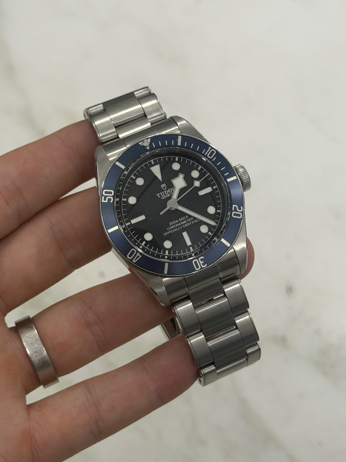 2021 Tudor Black Bay Blue Stainless Steel Men's Watch 79230B - Box & Papers
