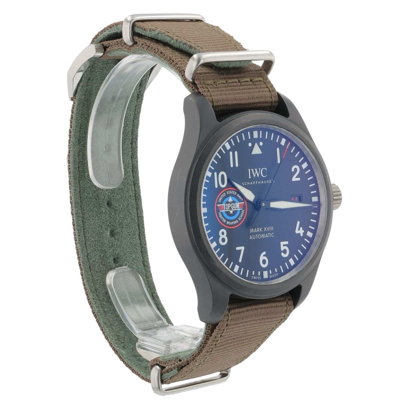 IWC Pilot Mark Top Gun Ceramic Black Dial 41mm Automatic Men’s Watch IW324712