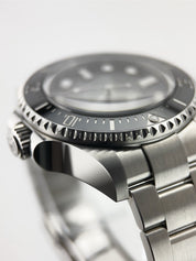Rolex Sea-Dweller Stainless Steel Blue Dial 44mm Automatic Mens Watch 136660