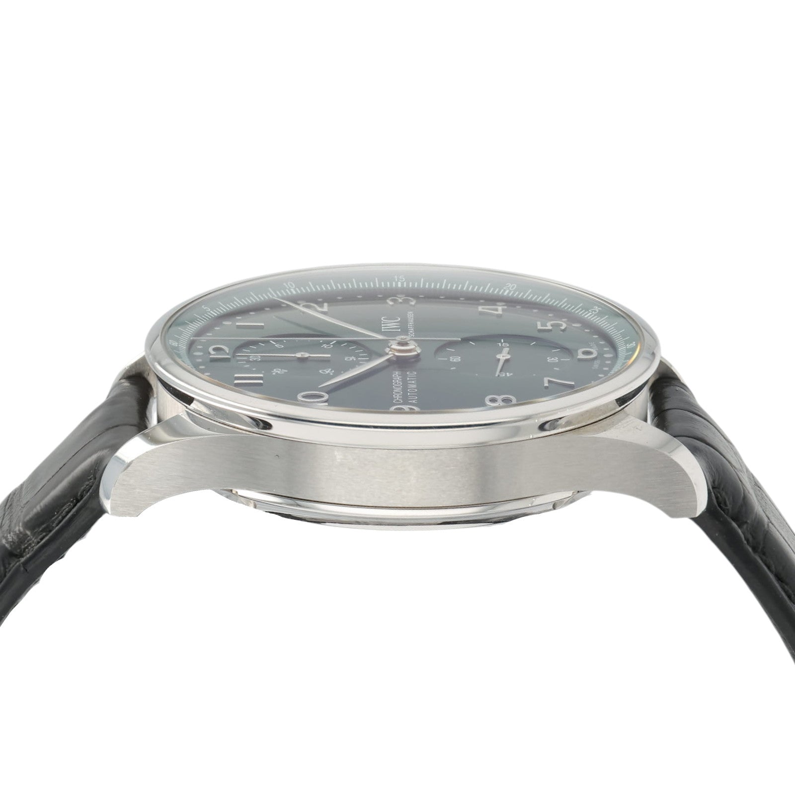 IWC Portugieser Chrono Green Dial Stainless Steel 41mm Automatic Mens IW371615
