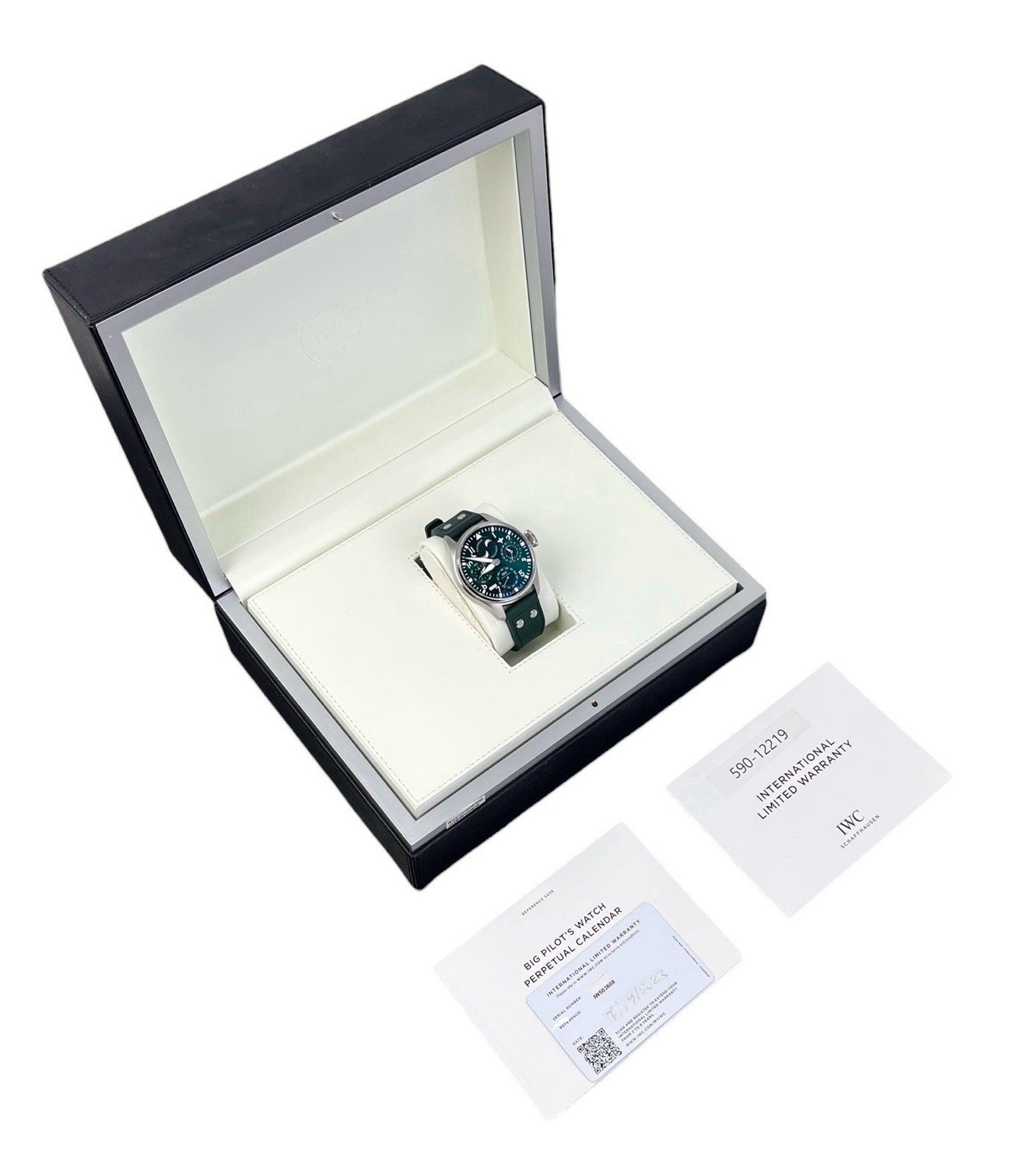 IWC Big Pilot Stainless Steel Green Dial 46.2mm Automatic Men’s Watch IW503608