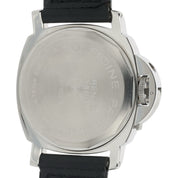 Panerai Luminor Black Dial Stainless Steel 44mm Manual Wind Mens Watch PAM0002
