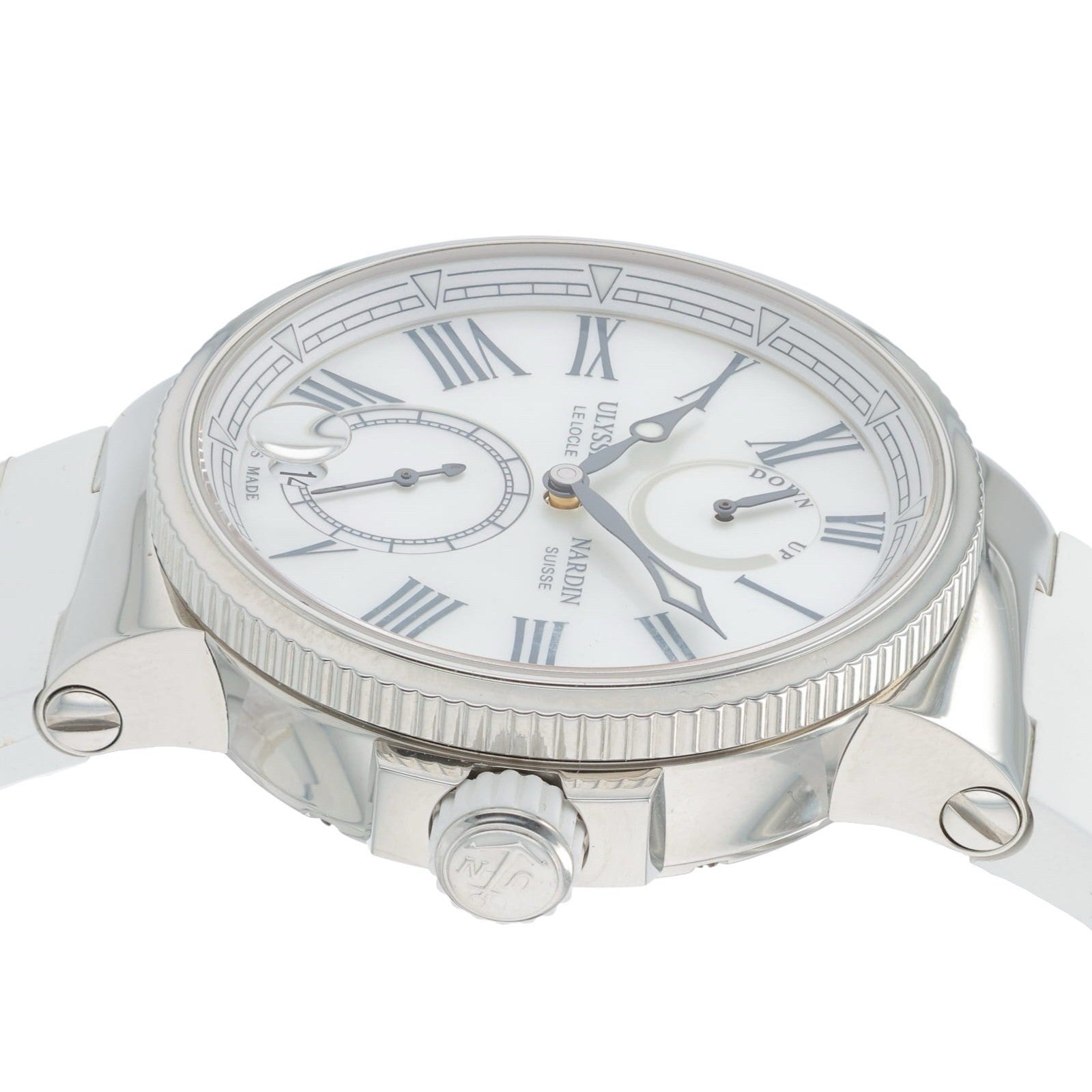Ulysse Nardin Marine Steel Mother Of Pearl Dial 39mm Automatic Mens 1183-160