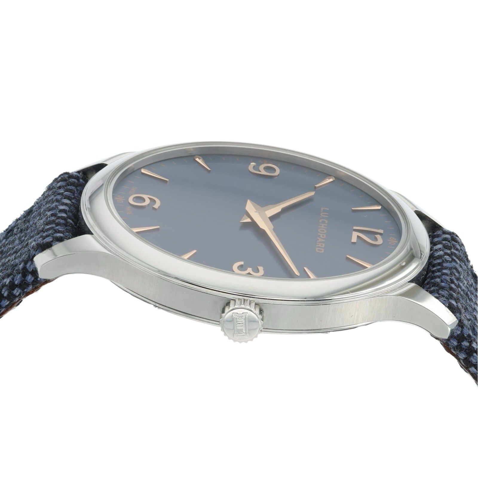 Chopard L.U.C Stainless Steel Blue Dial 40mm Auto Men’s Watch 168592-3002