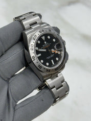 Rolex Explorer II Stainless Steel Black Orange 42mm Automatic Men’s Watch 216570