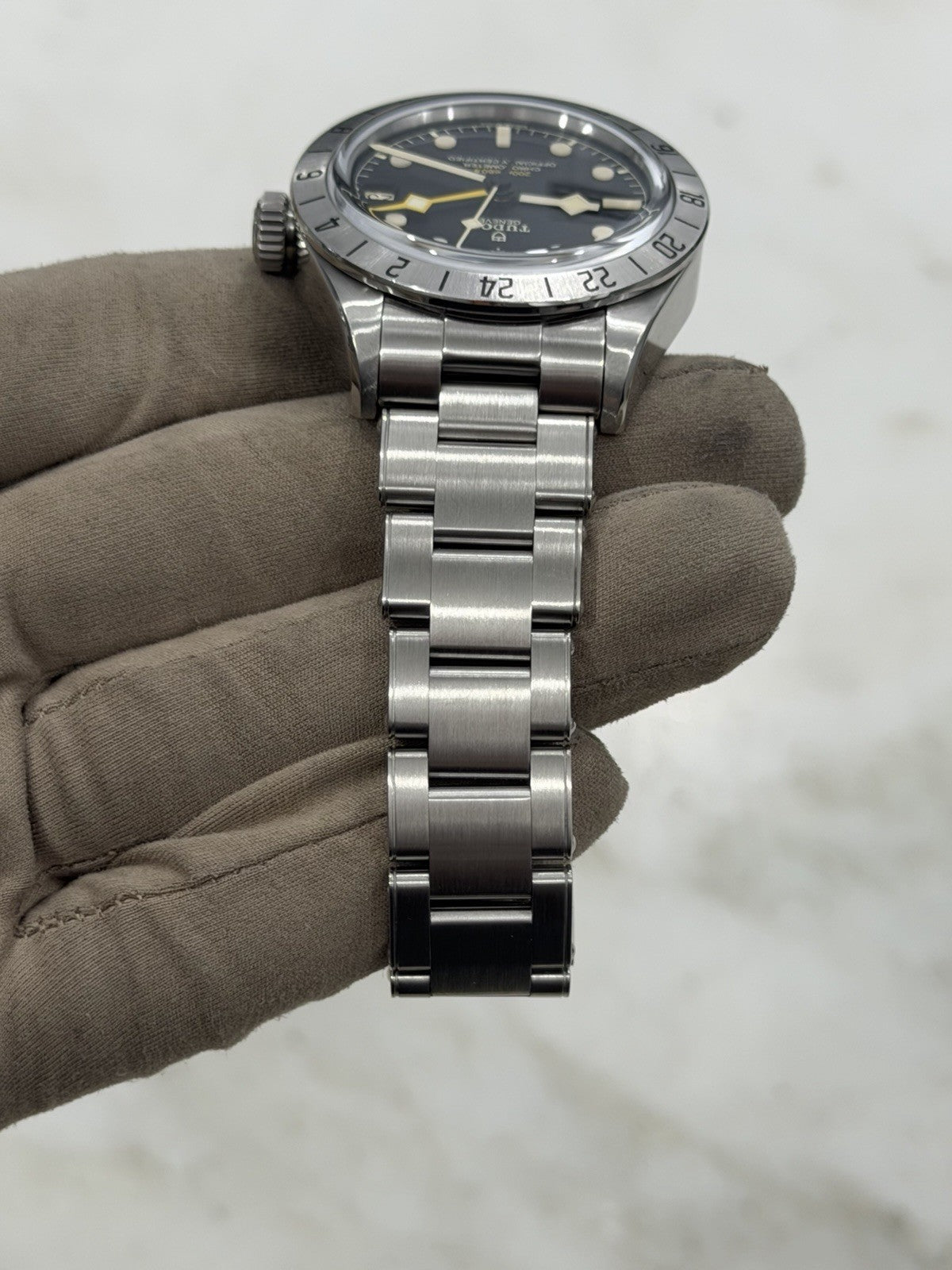 2023 Tudor Black Bay Pro Stainless Steel GMT Men's Black Dial Watch 79470