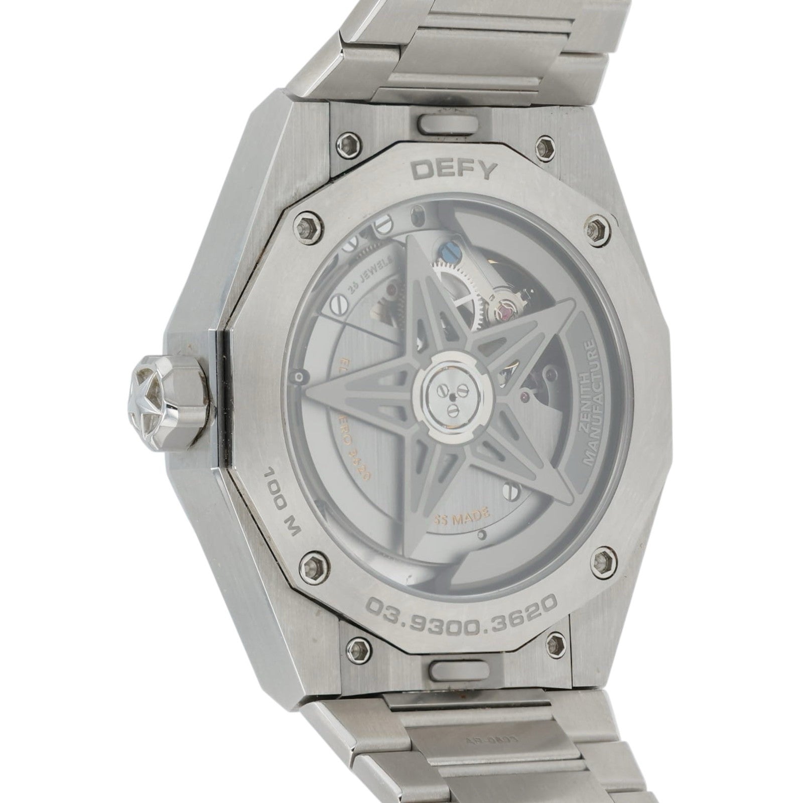 Zenith Defy Skyline Black Dial Stainless Steel 41mm Automatic Men’s 03.9300.3620