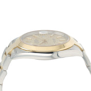 Rolex Datejust Champagne Motif Dial 18k Yellow Gold & Steel 41mm Mens 126303