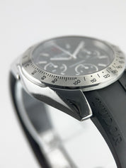 Tudor Sport Chronograph Stainless Steel Black Dial 41mm Automatic Mens 20300 B&P