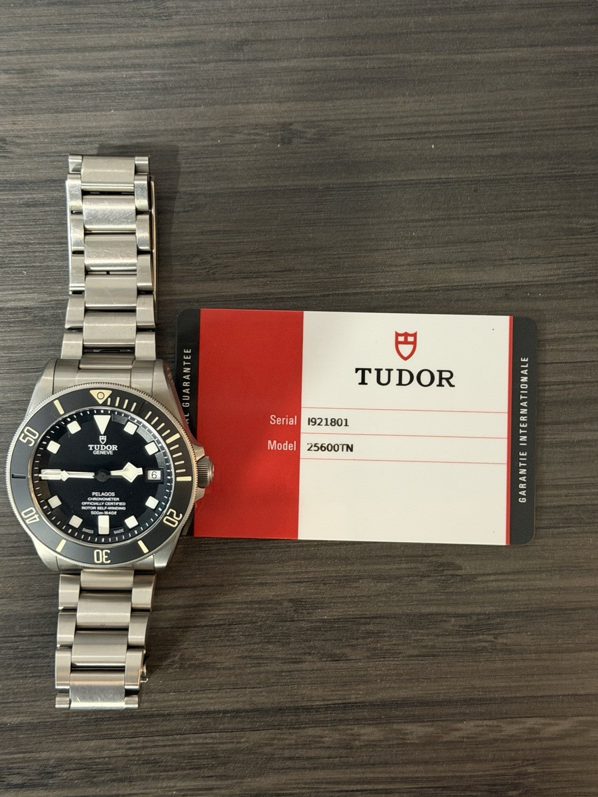 2019 Tudor Pelagos Titanium Black Dial 42mm Automatic Men's Watch 25600TN