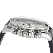 Breitling Chronomat Stainless Steel Black Dial 44mm Automatic Mens Watch AB0420