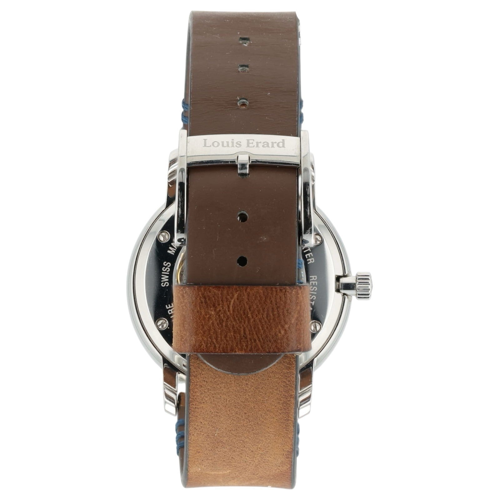 Louis Erard Le Regulateur Silver Dial Steel 40mm Manual Wind Mens Watch