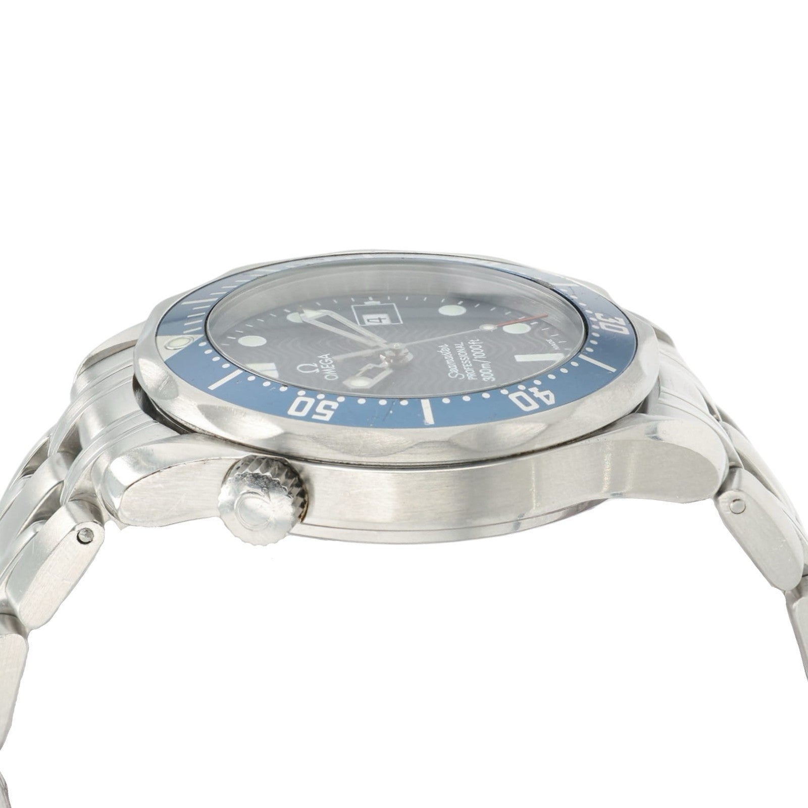 Omega Seamaster Blue Dial Stainless Steel 36mm Quartz Movement Mens 2562.80