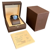 Glashutte Original PanoReserve Steel Blue Dial 40mm Manual Wind 1-65-01-26-12-61