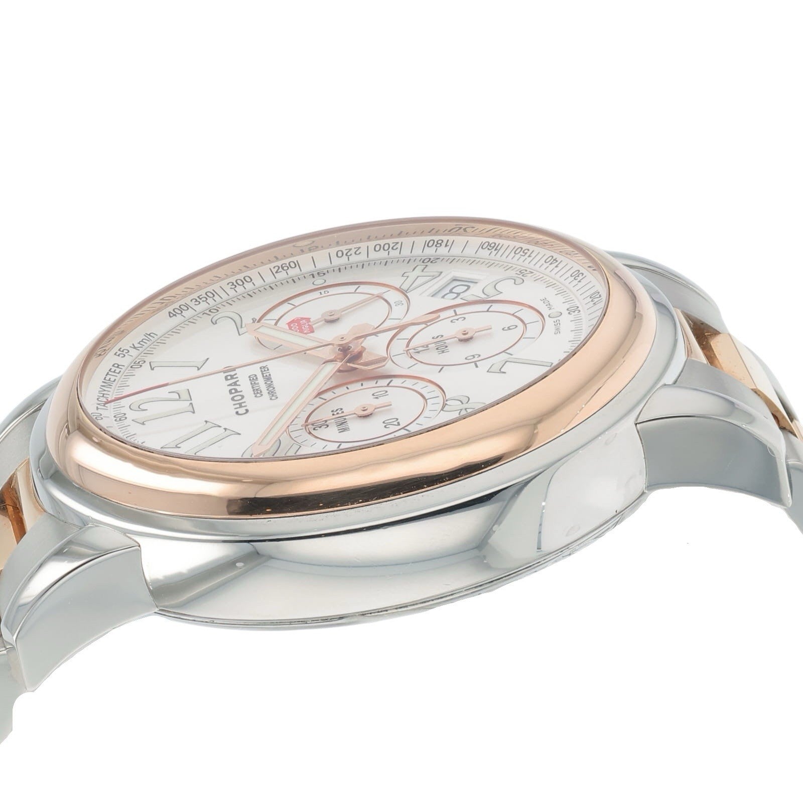 Chopard Mille Miglia 18k Rose Gold & Steel Silver Dial 42mm Automatic 15811-6001