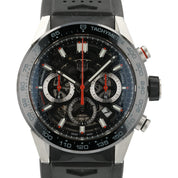 Tag Heuer Carrera Black Dial Stainless Steel 45mm Automatic Men’s Watch CBG2A10