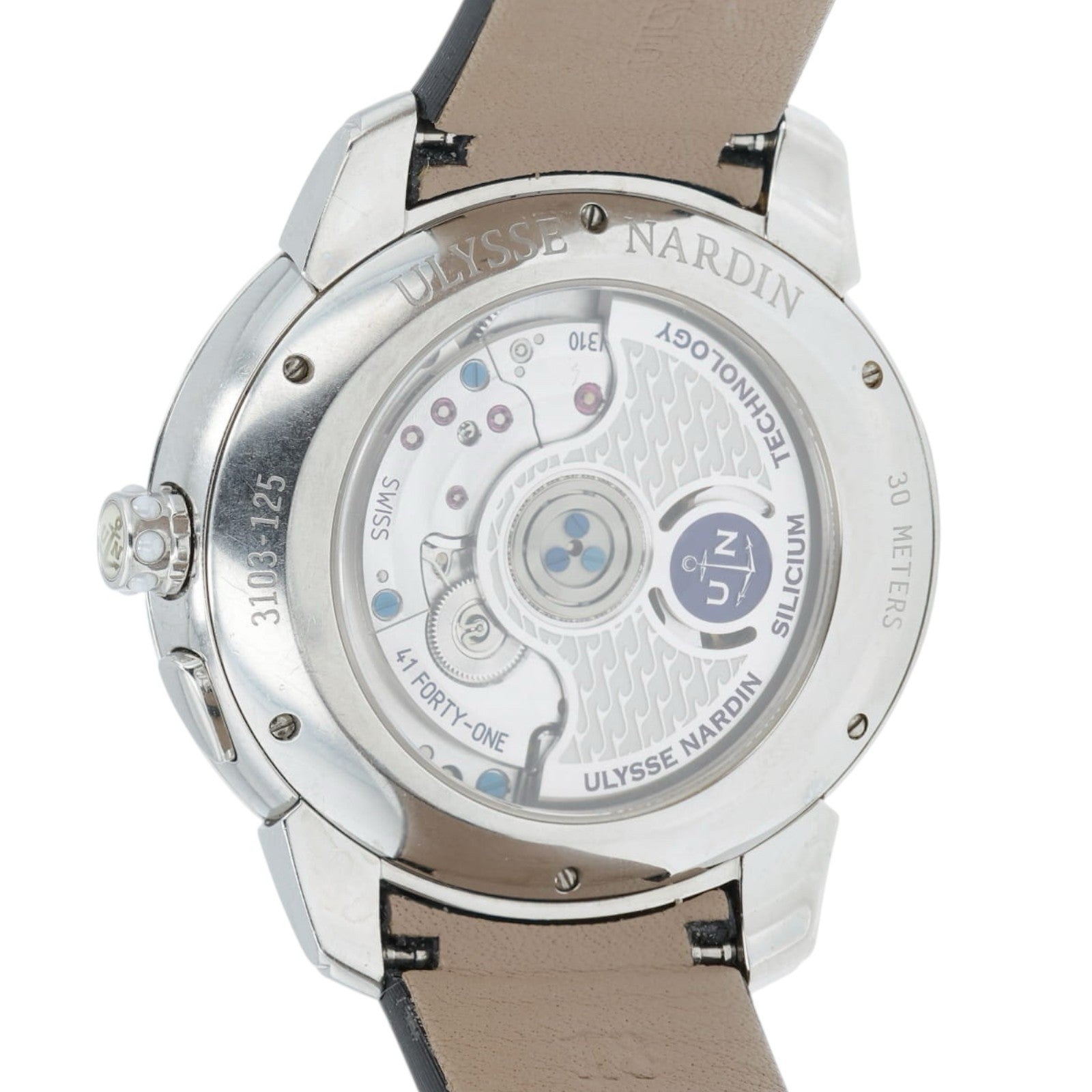 Ulysse Nardin Jade MOP Dial Stainless Steel 36x39mm Automatic Womens 3103-125
