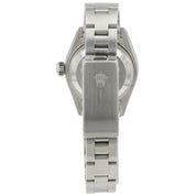 Rolex Ladies Date Silver Tapestry Dial 26mm Automatic Women’s Watch 69160