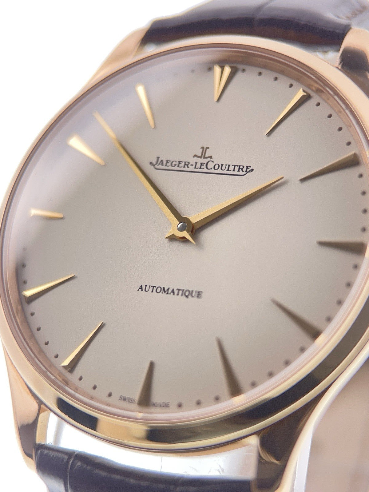 Jaeger-LeCoultre Master 41mm Ultra Thin 18k Rose Gold Champagne Dial Q1332511