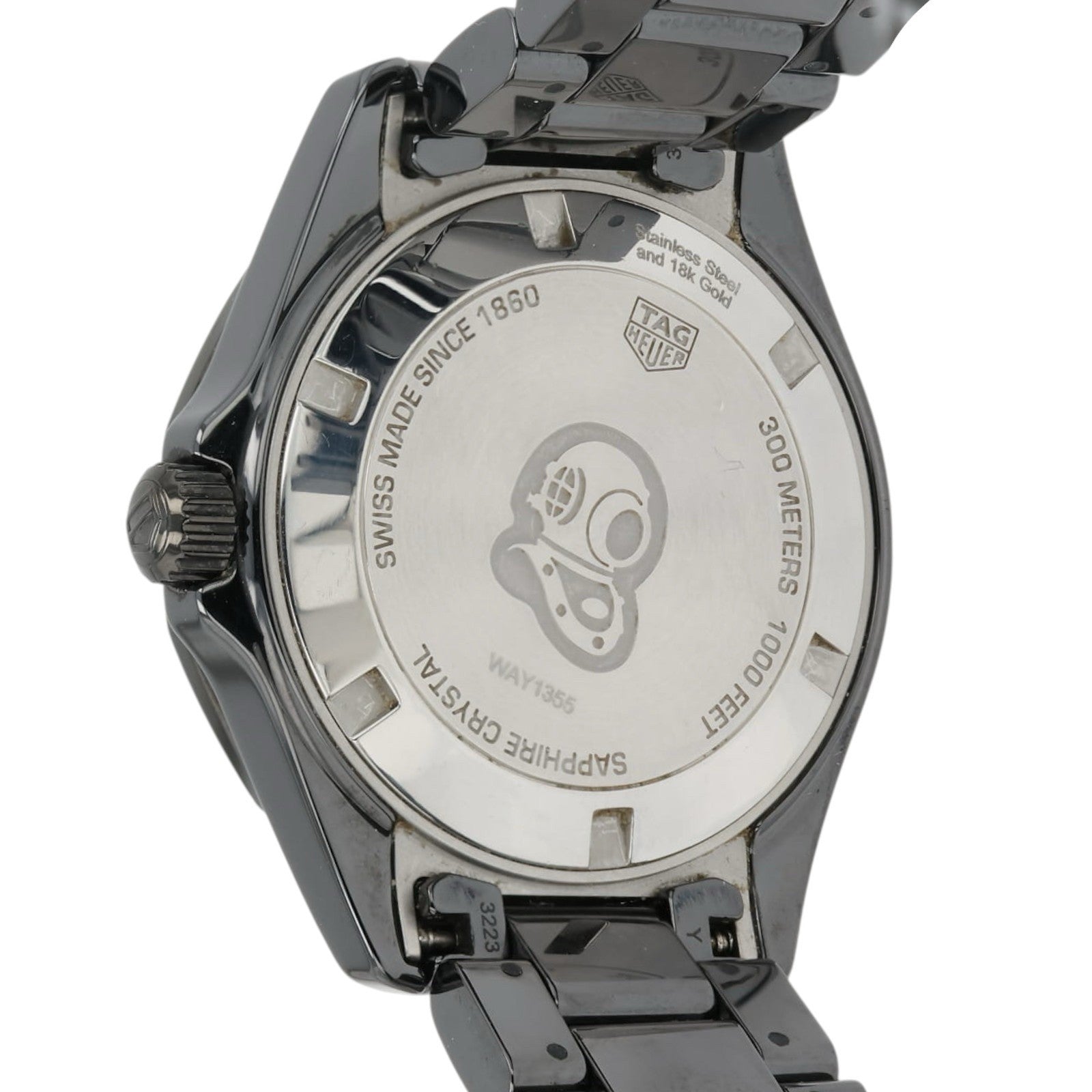 Tag Heuer Aquaracer Black Dial Ceramic 35mm Quartz Women’s Watch WAY1355