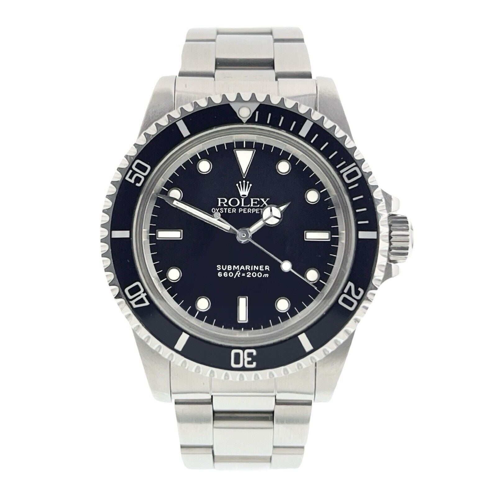 Rolex Submariner Stainless Steel Black Dial 40mm Automatic Men’s Watch 5513