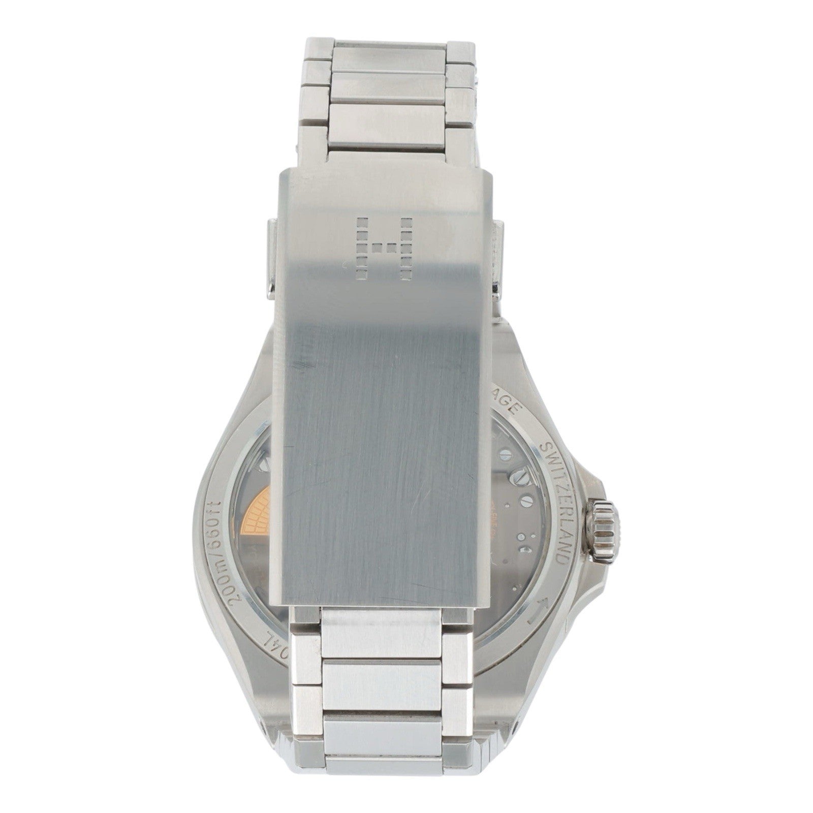 Horage Supersede K2-GMT Stainless Steel Silver Dial 39.5mm Auto Mens Watch