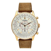 Breitling Navitimer Montbrillant 18k Yellow Gold Auto Chrono Mens Watch H30030.1