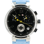 Louis Vuitton Tambour Lovely Cup Black Dial Steel 39mm Quartz Mens Watch Q11BG