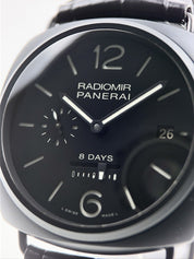 Panerai Radiomir 8 Days Ceramic Black 45mm Manual Wind Men’s Watch PAM00384