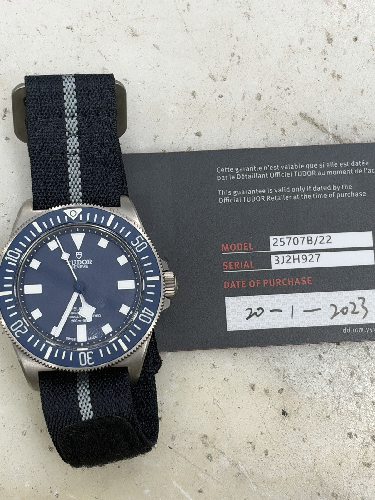 2023 Tudor Pelagos FXD Blue Dial 42mm Auto Mens Watch 25707B/22 - Box/Papers